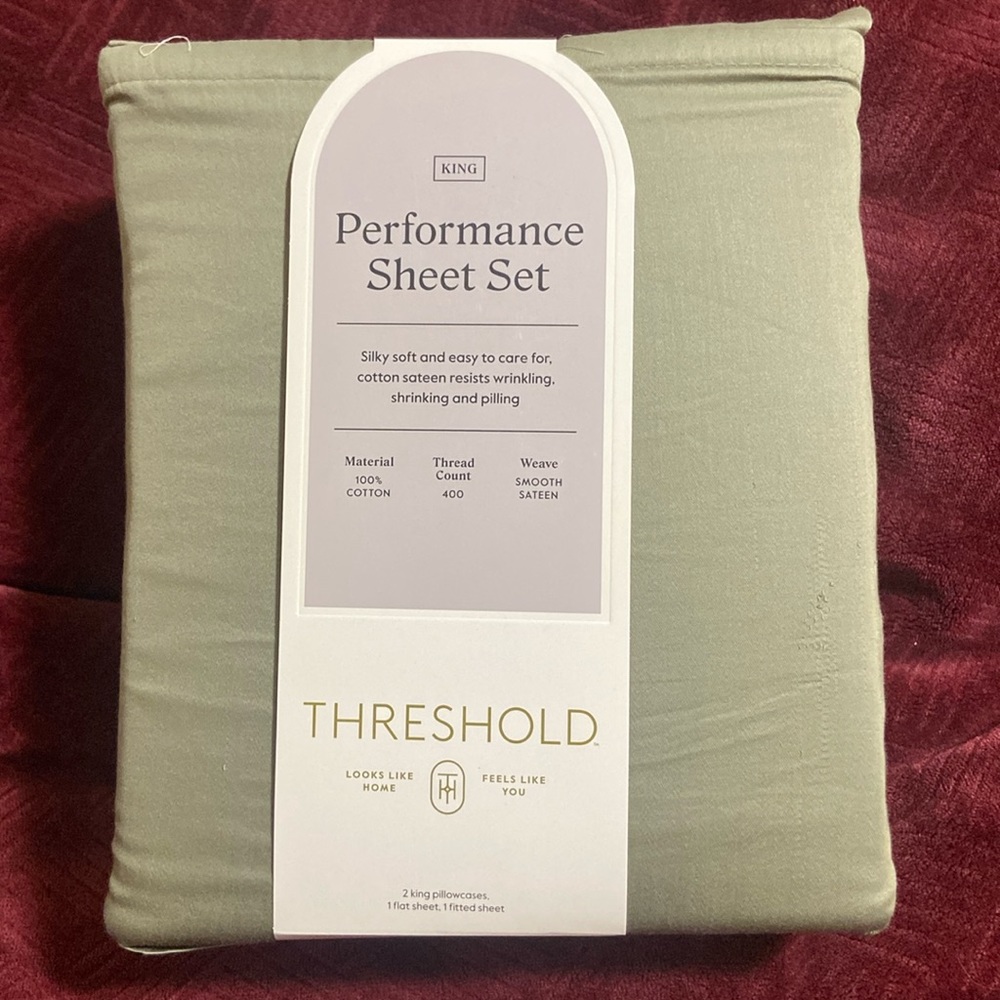 Threshold King Sheet Set